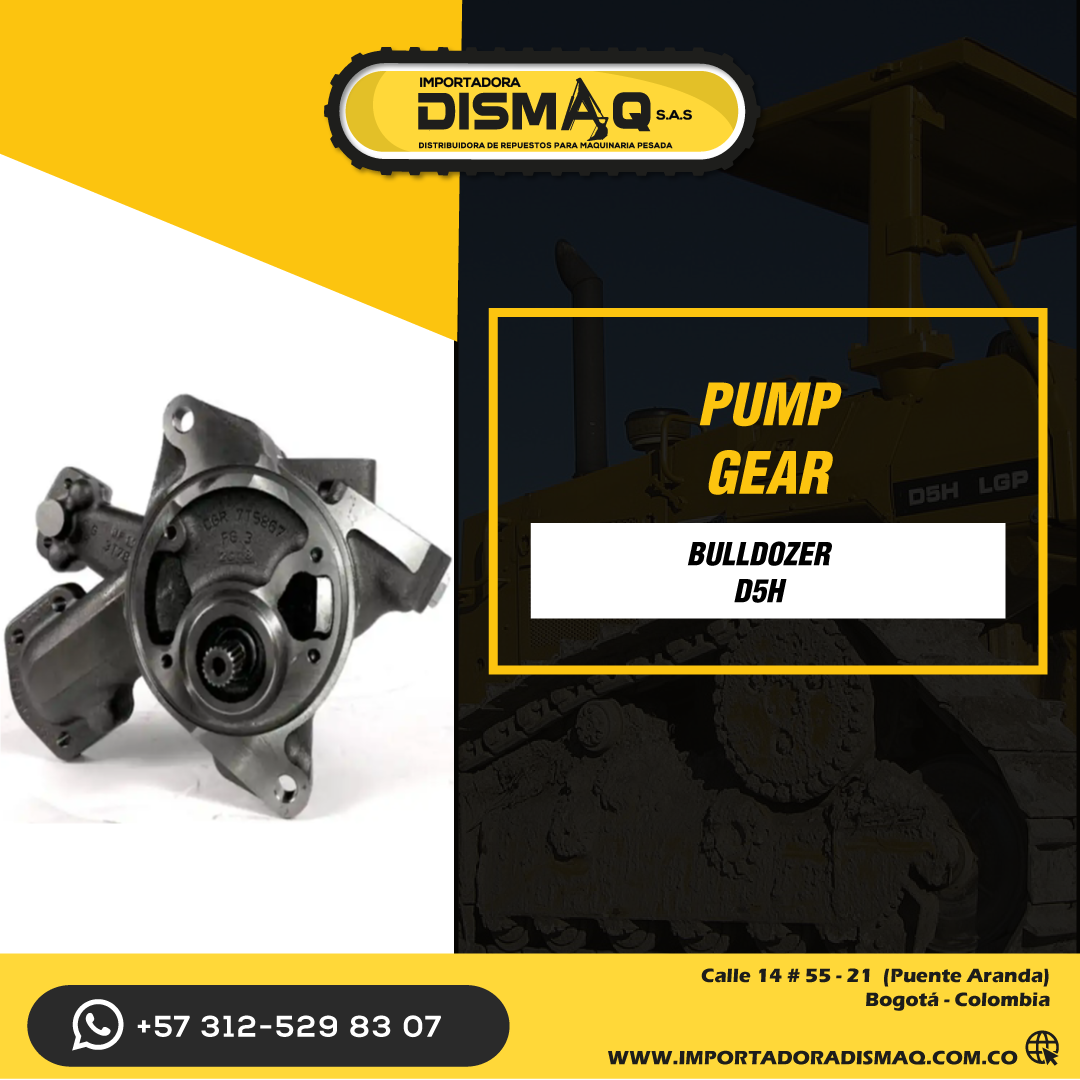 PUMP GP-GEAR Ref. 8E6709 -CATERPILLAR - Imagen 2