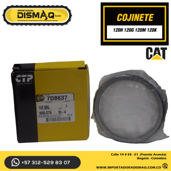 COJINETE-Ref.7D-8637-CATERPILLAR – IMPORTADORA DISMAQ