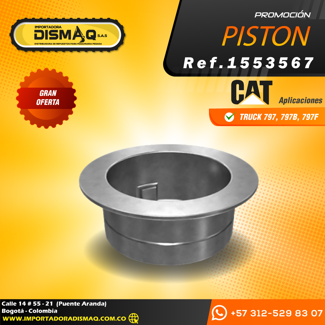 PISTON-Ref.1553567-CATERPILLAR - Imagen 2