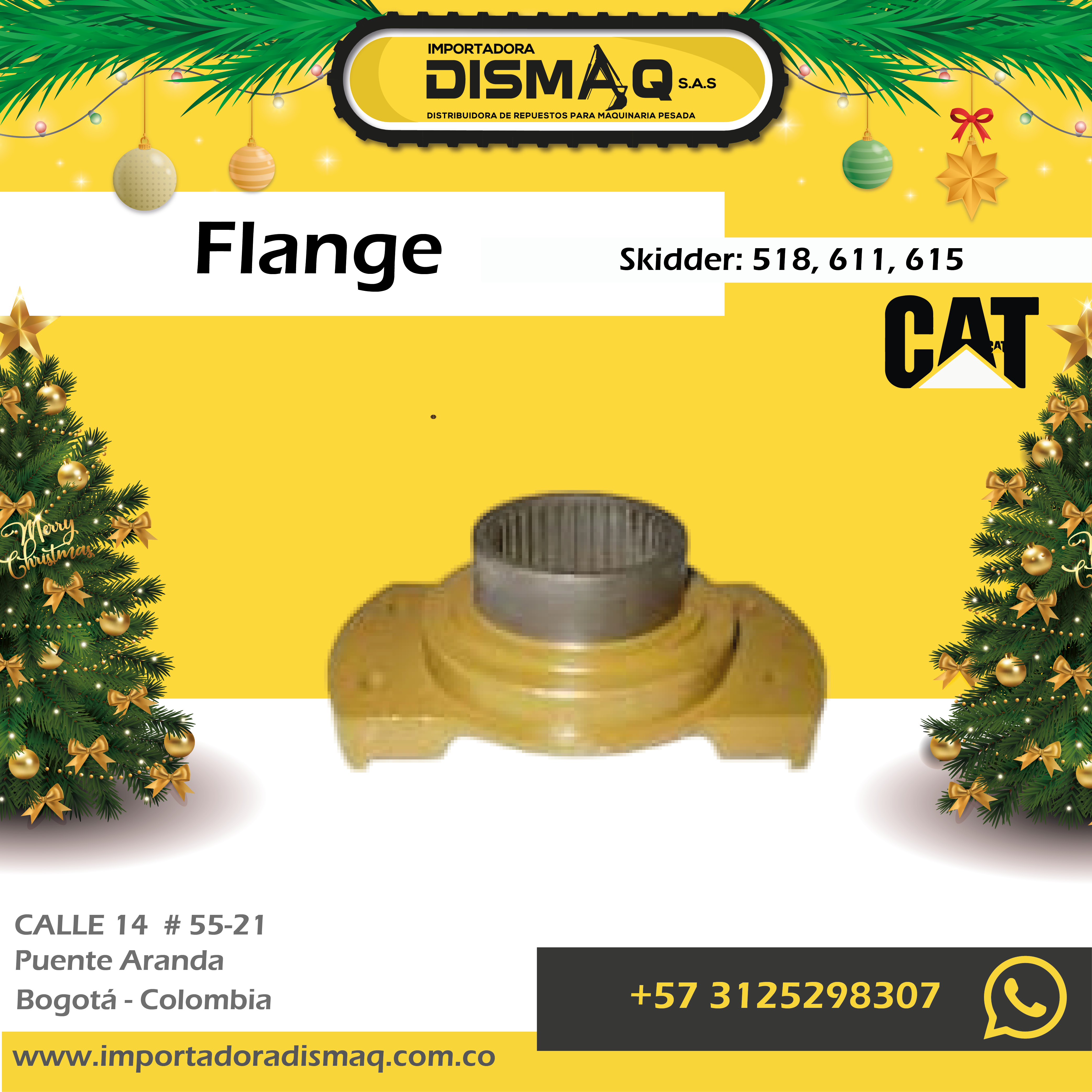 Flange Ref.518-5133 Skidder 518 CATERPILLAR - Imagen 2